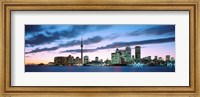 Framed Toronto Skyline from the lake, Ontario Canada