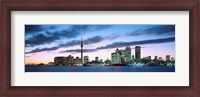 Framed Toronto Skyline from the lake, Ontario Canada