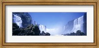 Framed Iguacu Falls, Parana, Brazil