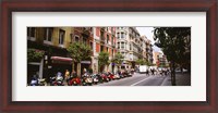 Framed Street Scene Barcelona Spain