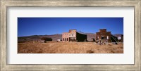 Framed Buildings in a ghost town, Bodie Ghost Town, California, USA