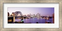 Framed Bridge over an inlet, Sydney Harbor Bridge, Sydney, New South Wales, Australia