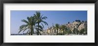 Framed Building On The Waterfront, Menton, France
