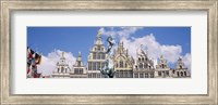 Framed Low angle view of buildings, Grote Markt, Antwerp, Belgium