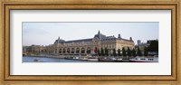Framed Museum on a riverbank, Musee D'Orsay, Paris, France