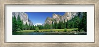 Framed Bridal Veil Falls, Yosemite National Park, California, USA