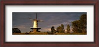 Framed Windmill Veere Nordbeveland The Netherlands