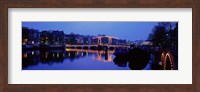 Framed Bridge at night, Amsterdam Netherlands