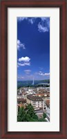 Framed Geneva Switzerland (vertical)