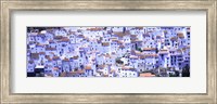 Framed White washed buildings, Casares, Andalucia, Spain