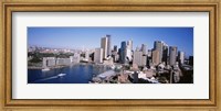 Framed Skyscrapers in a city, Sydney, New South Wales, Australia