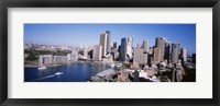 Framed Skyscrapers in a city, Sydney, New South Wales, Australia
