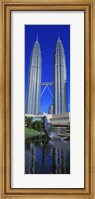 Framed Petronas Towers Kuala Lumpur Malaysia