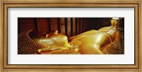 Framed Thailand, Bangkok, Wat Po, Reclining Buddha