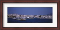 Framed Buildings on the waterfront, Aegina, Saronic Gulf Islands, Greece