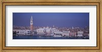 Framed Aerial View Of A City Along A Canal, Venice, Italy