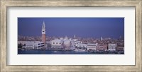 Framed Aerial View Of A City Along A Canal, Venice, Italy