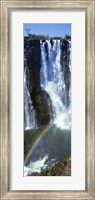Framed Victoria Falls Zimbabwe Africa (vertical)