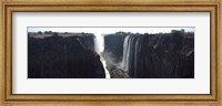 Framed Waterfall, Victoria Falls, Zambezi River, Zimbabwe