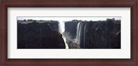 Framed Waterfall, Victoria Falls, Zambezi River, Zimbabwe