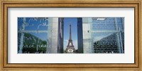 Framed Eiffel Tower through a Window, Paris, France