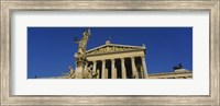 Framed Fountain in front of a government building, Pallas Athena Fountain, Parliament Building, Vienna, Austria