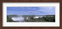 Framed Iguazu Falls Iguazu National Park Brazil