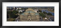 Framed High Angle View Of An Opera House, Semper Opera House, Dresden, Germany