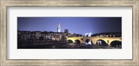 Framed Ponte Pietra And Adige River, Verona, Italy