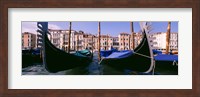 Framed Close-Up of Gondolas, Grand Canal, Venice, Italy