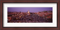 Framed Djemma El Fina, Marrakech, Morocco