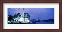 Framed Ortakoy Mosque, Istanbul, Turkey