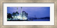 Framed Ortakoy Mosque, Istanbul, Turkey