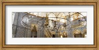 Framed Interiors of a mosque, Rustem Pasa Mosque, Istanbul, Turkey