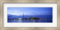 Framed Buildings at the waterfront, CN Tower, Toronto, Ontario, Canada
