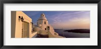 Framed Buildings at the waterfront, Santorini, Cyclades Islands, Greece