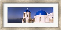 Framed Church with sea in the background, Santorini, Cyclades Islands, Greece