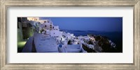 Framed Terrace of the buildings, Santorini, Cyclades Islands, Greece