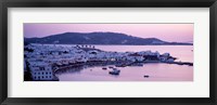 Framed Buildings in a city, Mykonos, Cyclades Islands, Greece