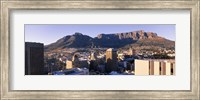 Framed Aerial View of Cape Town and Table Mountain