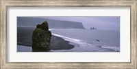 Framed Rock Formation On The Beach, Reynisdrangar, Vik I Myrdal, Iceland