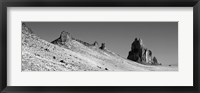 Framed USA, New Mexico, Shiprock Peak, View of a landscape