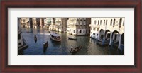 Framed Gondolas in the Canal, Venice, Italy