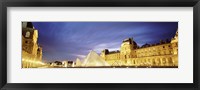 Framed Louvre Pyramid, Paris, France