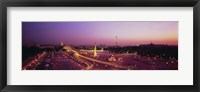 Framed High angle view of Paris at dusk