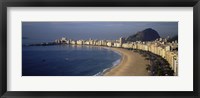 Framed Copacabana Beach, Rio De Janeiro, Brazil