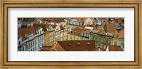 Framed High angle view of buildings, Prague, Czech Republic