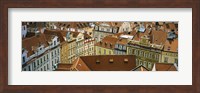 Framed High angle view of buildings, Prague, Czech Republic