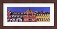 Framed Low Angle View Of Houses, Nyhavn, Copenhagen, Denmark