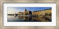 Framed Reflection Of Buildings On Water, Stockholm, Sweden